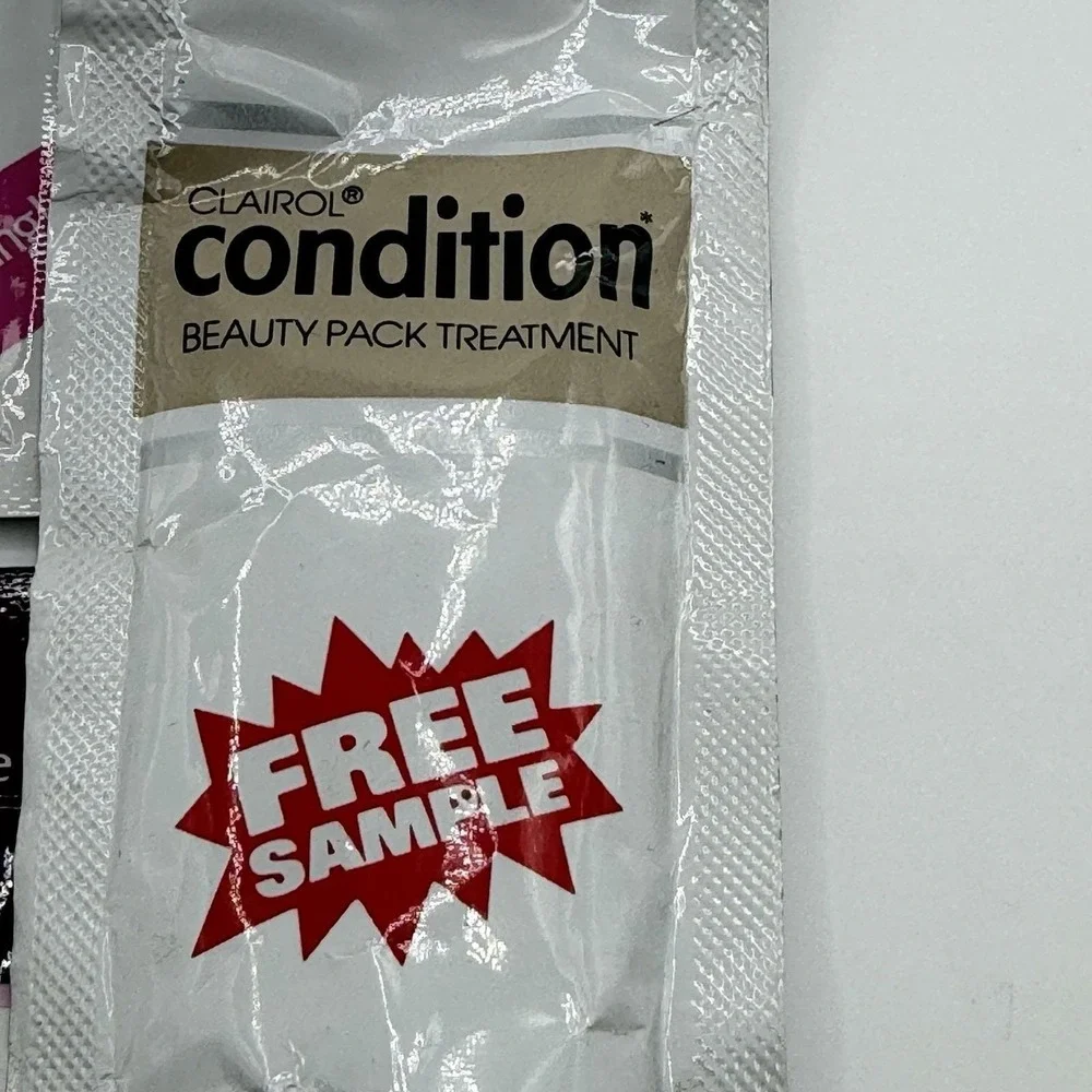 Vintage 1981-2001 Shampoo Sample Travel Packs Lot Clairol Style Finesse Swiss